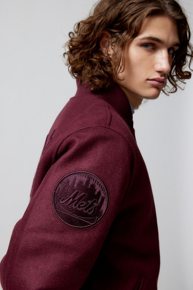 Pro Standard New York Mets Neutral Varsity Jacket #5