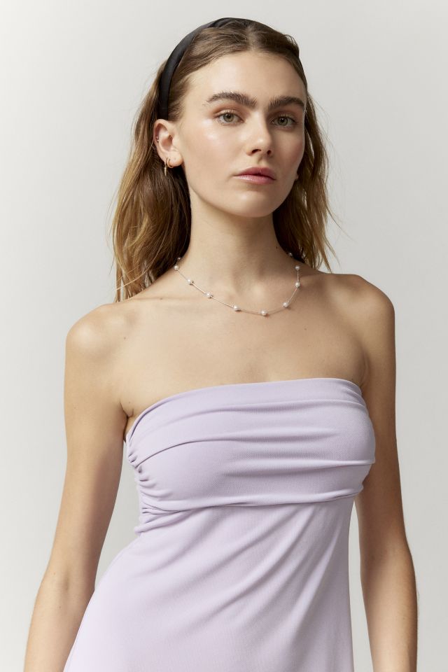 UO Y2K Asymmetrical Midi Dress #1