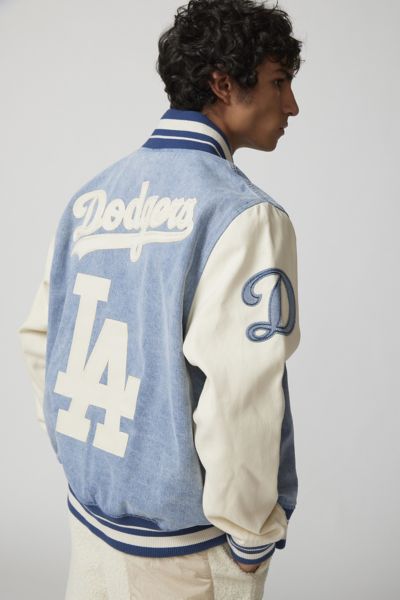 LA Sky Blue Letterman Jacket, Varsity Jackets, Unisex