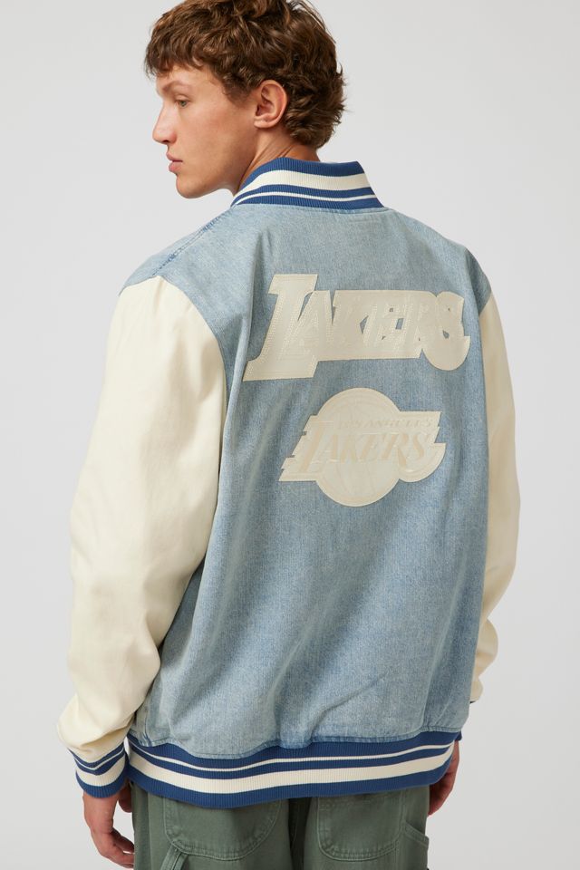 Pro Standard Nba Los Angeles Lakers Logo Varsity Jacket