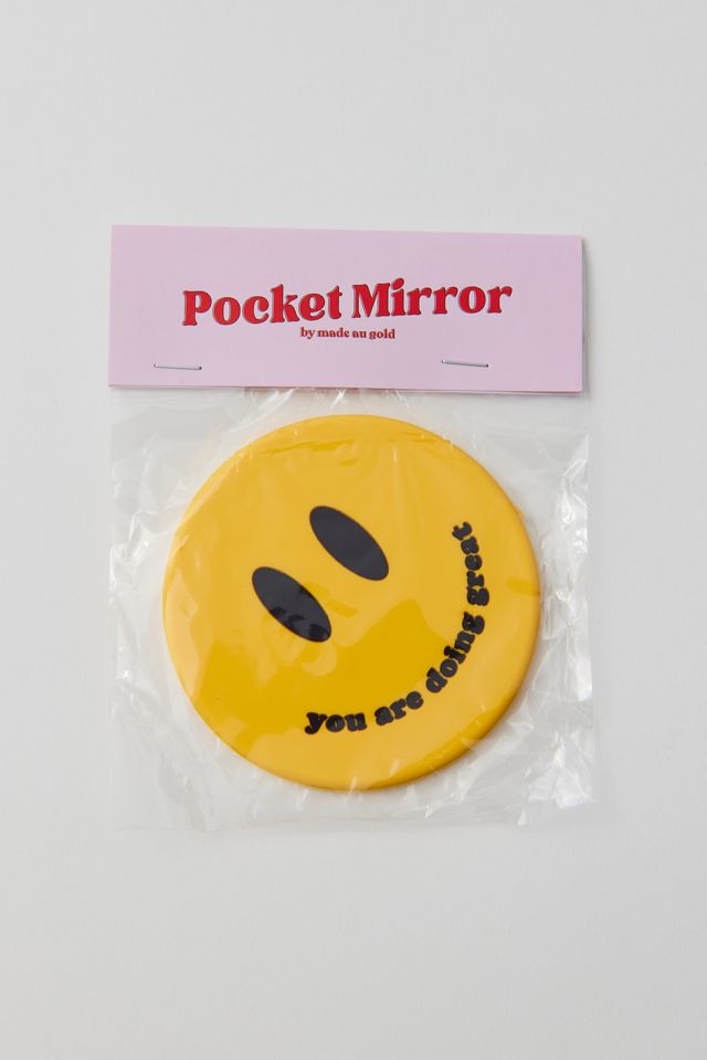 Made Au Gold Pocket Mirror Urban Outfitters