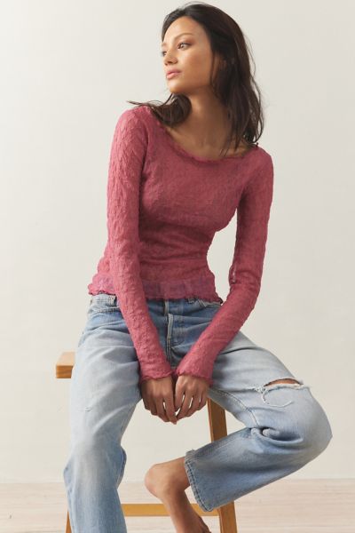 【Oblada】SHEER LONG SLEEVE TEE Oblada】SHEER STEADY LONG TEE – CINCH inc