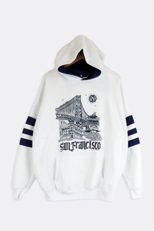 UrbanCrew2 San Francisco Vintage Hoodie - Hoodies - Califronia - SF - San Francisco Shirt - Woman - Man