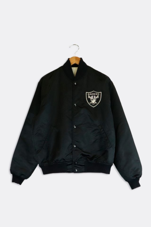 Vintage Starter NFL Las Vegas Raiders Bomber Jacket | Urban Outfitters
