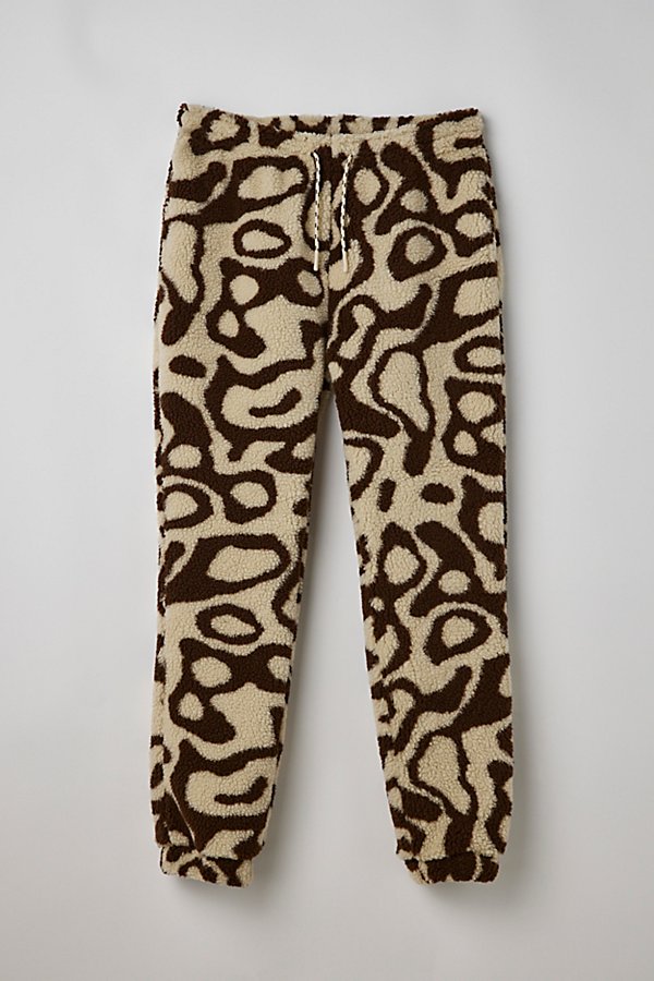 Parks Project Uo Exclusive Geyser Fleece Sweatpant In Brown, Men's At Urban Outfitters