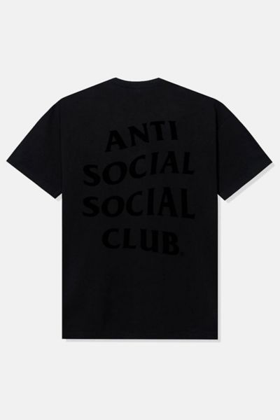 Anti Social Social Club Premium 6.5oz Deaftone Tee In Black
