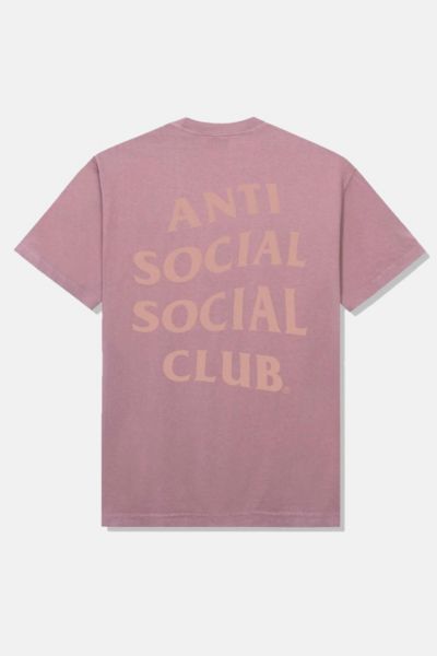 Anti Social Social Club Cancelled T-Shirt Pink Men's - US