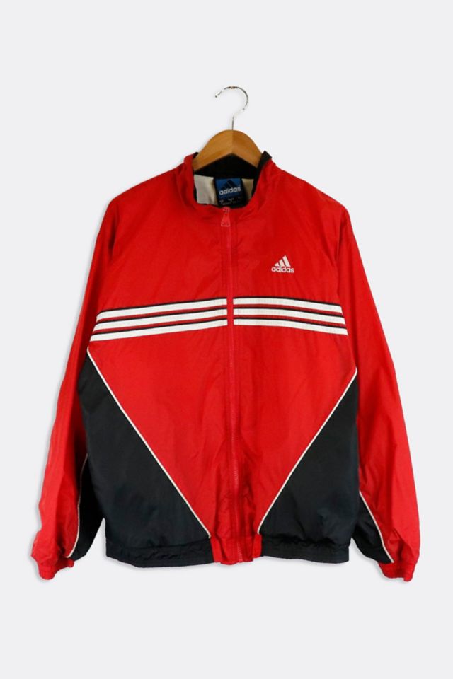 Vintage Adidas Striped Zip Up Jacket | Urban Outfitters