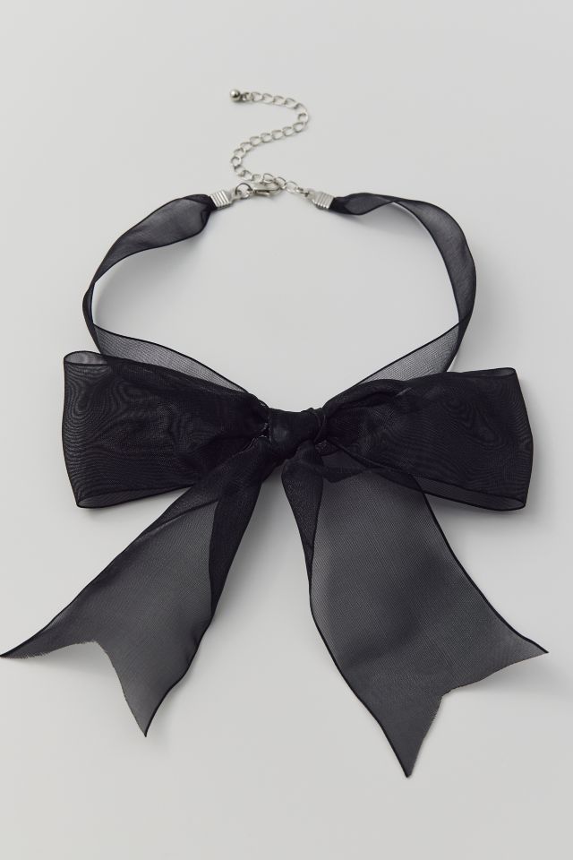 Statement Bow Choker Necklace #1