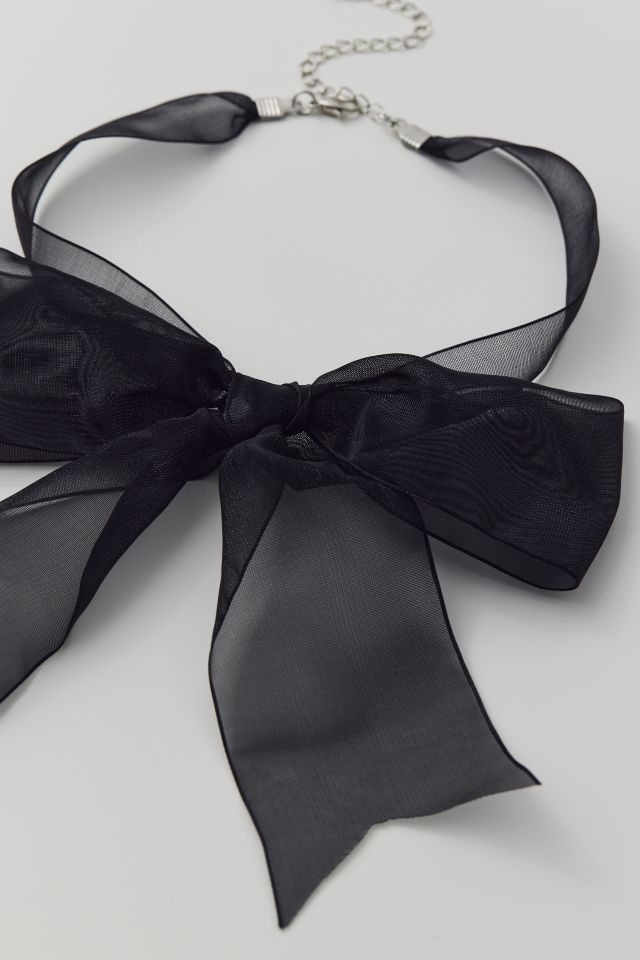 Statement Bow Choker Necklace #2