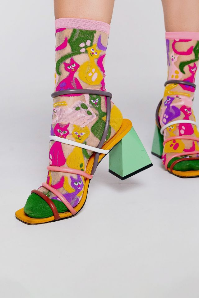 Sock Candy Dopamine Cats Sheer Sock #1