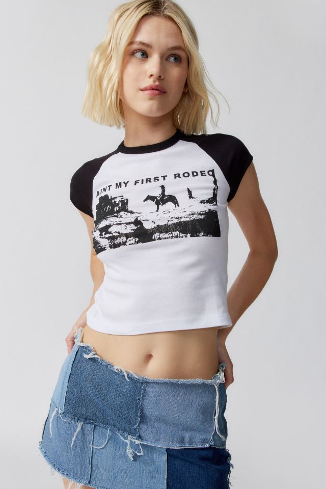 Ain’t My First Rodeo Raglan Baby Tee #4