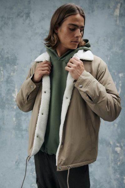 Fleece lined coach on sale jacket