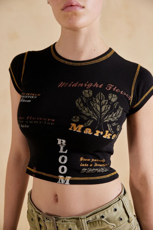 T-shirt pour bébé Midnight Flower Market #3