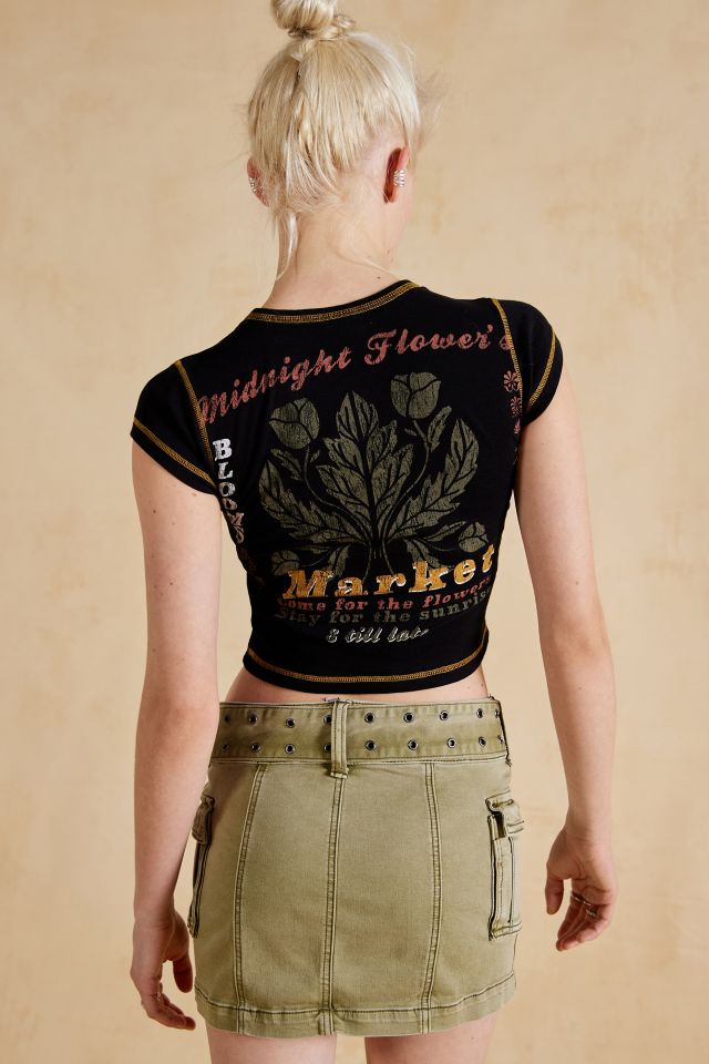 T-shirt pour bébé Midnight Flower Market #4