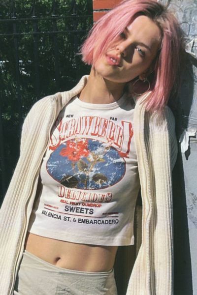 Strawberry Baby Tee | Urban Outfitters
