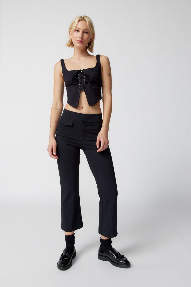 Silence + Noise Reina Lace-Up Top #2