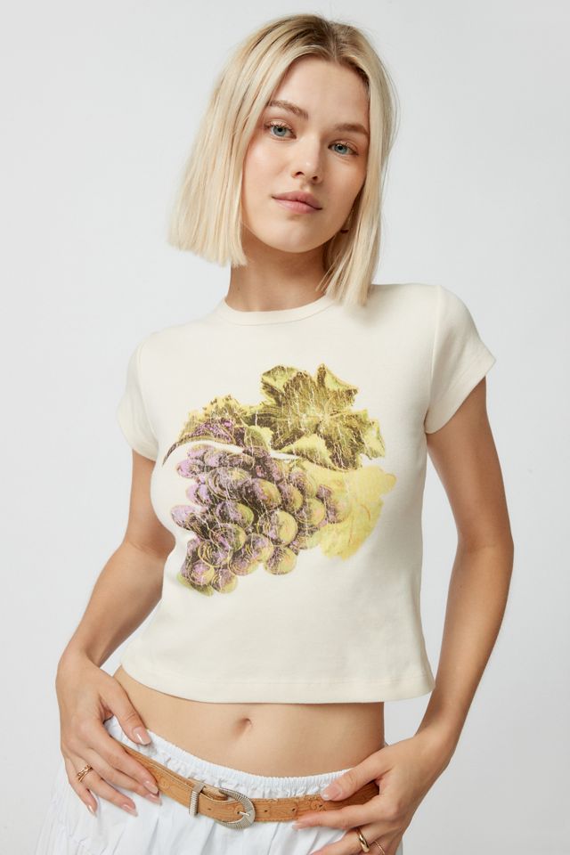 Vintage Grapes Baby Tee | Urban Outfitters