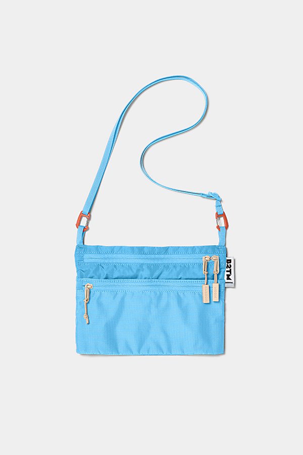 Baboon To The Moon Rectangle Sacoche Bag In Azure Blue