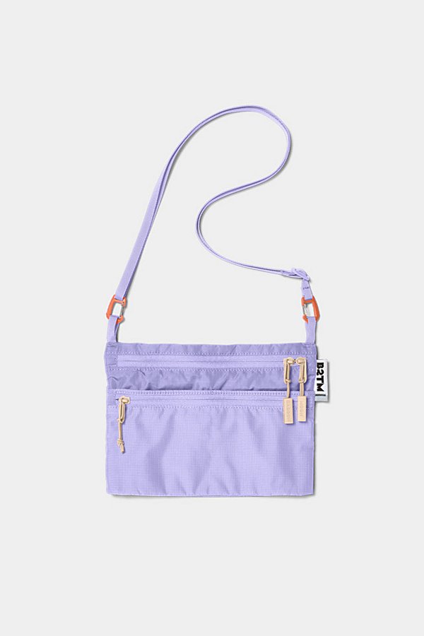 Baboon To The Moon Rectangle Sacoche Bag In Lavender Purple