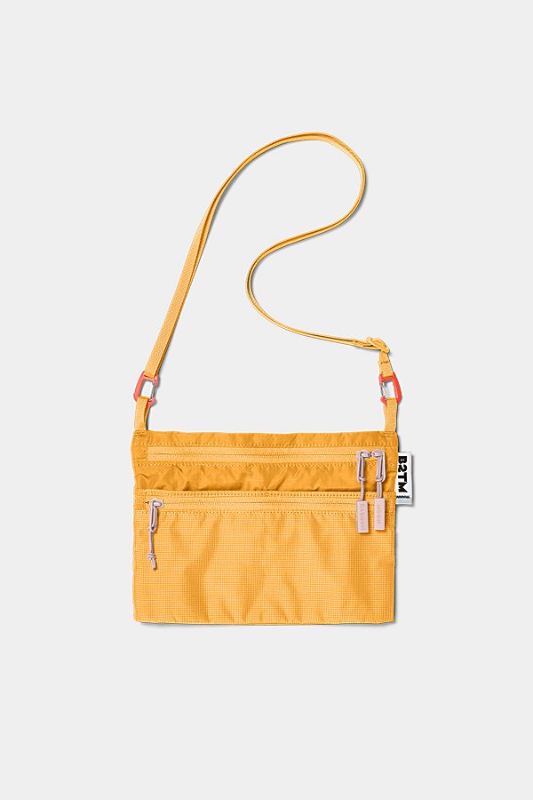 Baboon To The Moon Rectangle Sacoche Bag In Citrus Yellow