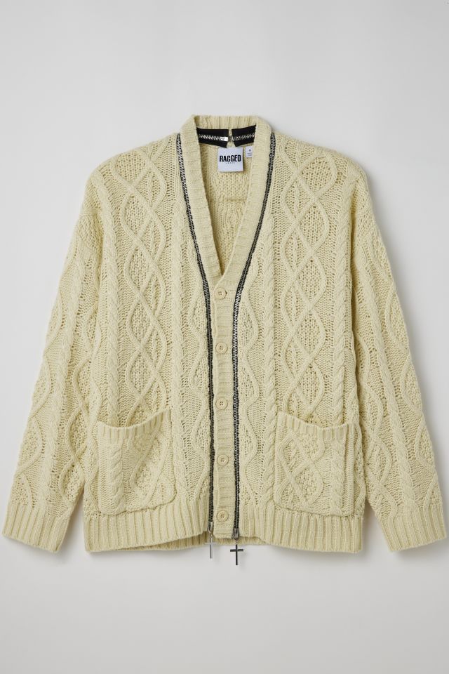 The Ragged Priest Simmer Cable Knit Cardigan | Urban Outfitters