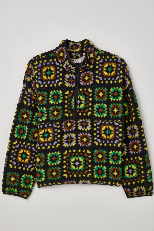 BDG Yosemite Half-Zip Pile Fleece Sweatshirt #1