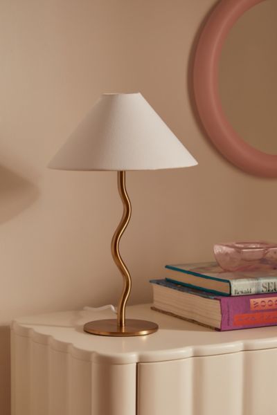 Shop Urban Outfitters Anya Table Lamp In Gold At