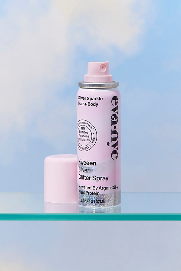 Eva Nyc Travel-size Kween Silver Glitter Spray In Assorted