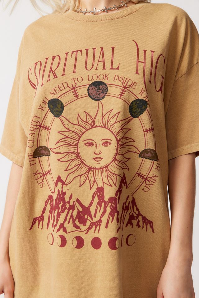 Spiritual High T-Shirt Dress #3