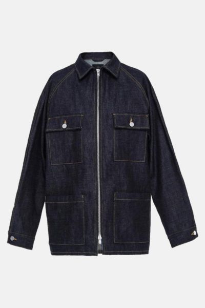 Fear of God Raw Selvedge Denim Long Jacket | Urban Outfitters