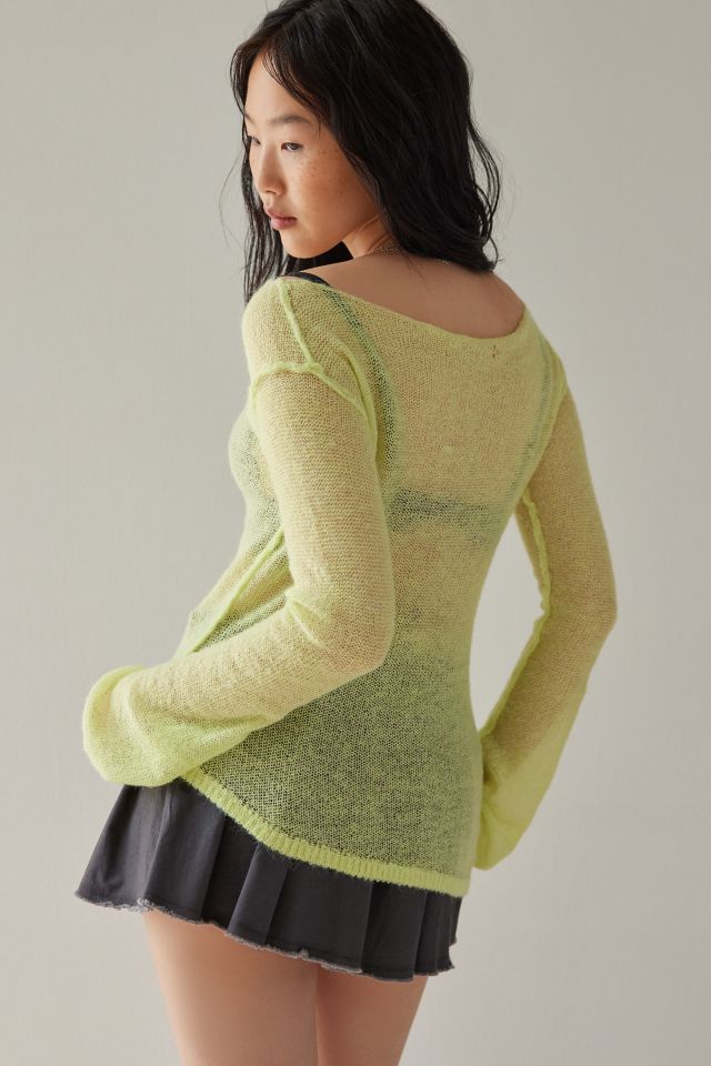 UO Santiago Semi-Sheer Asymmetrical Sweater #3