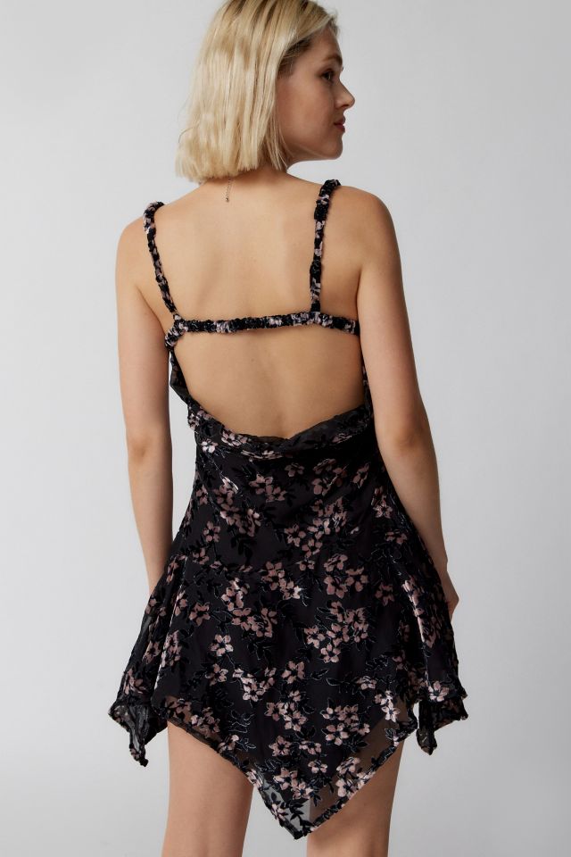 Kiss The Sky Floral Asymmetrical Mini Dress #3