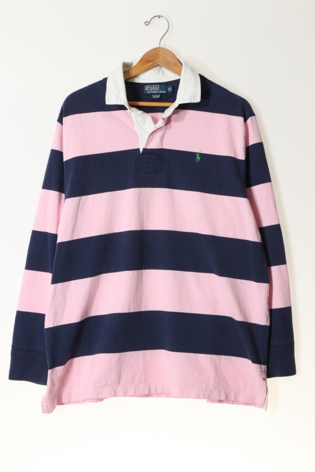 Vintage Polo Ralph Lauren Bar Stripe Rugby Shirt | Urban Outfitters
