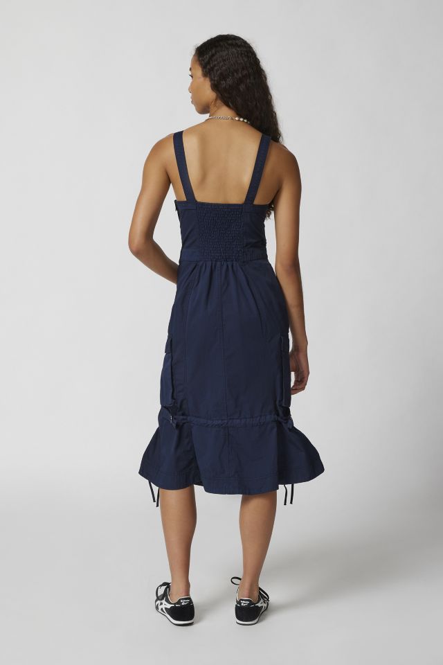 UO Libby Ruched Midi Dress #3