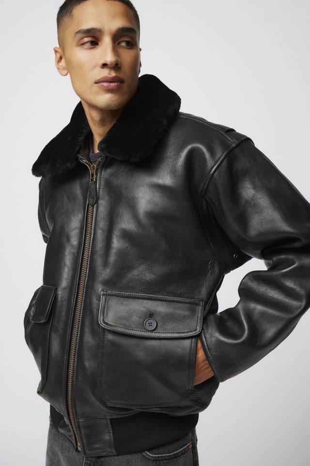 Schott G-1 Lambskin Bomber Jacket #4