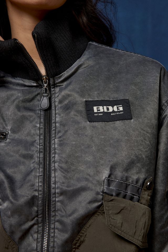 BDG Spliced Bomber Jacket #4