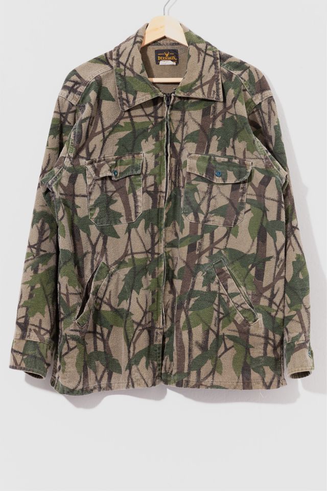 Distressed Camo Shirt/Jacket