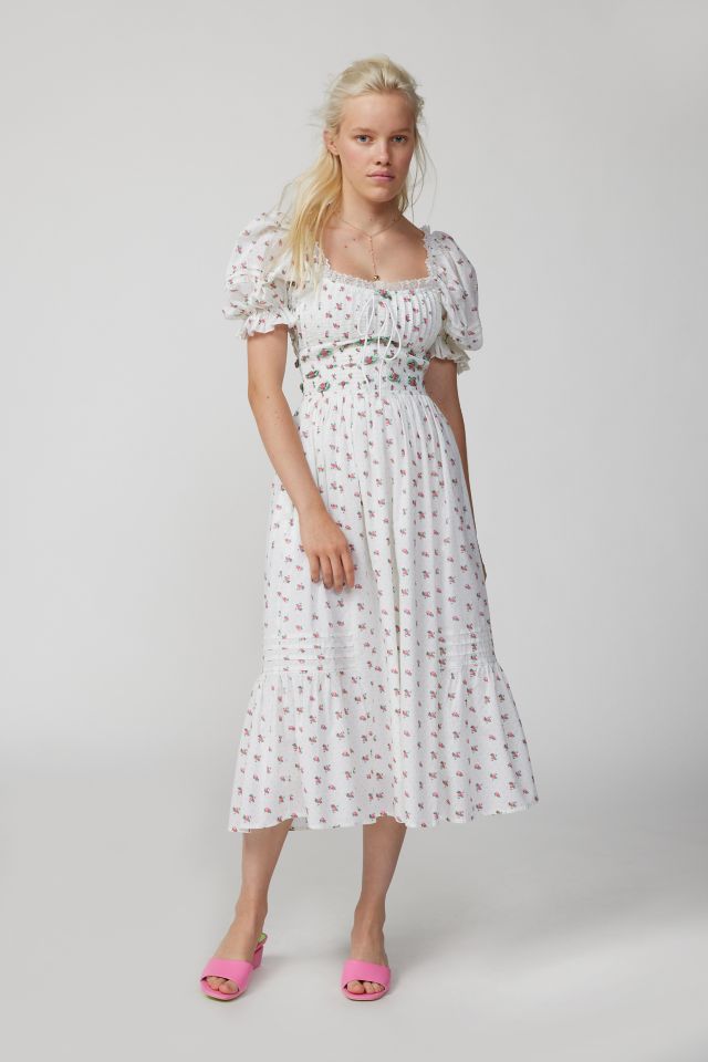 For Love & Lemons Guisti Floral Midi Dress #1
