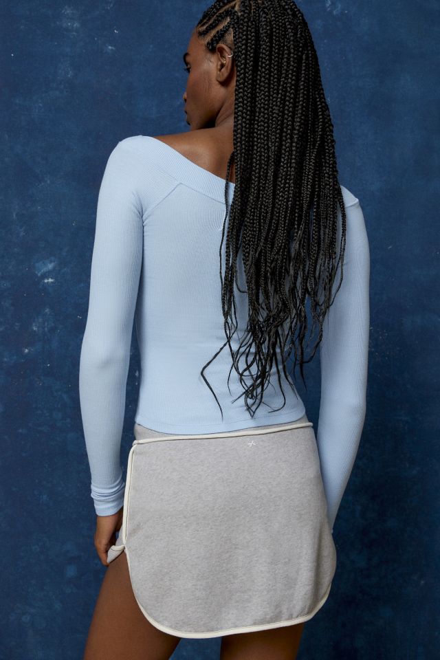 BDG Emma Long Sleeve Off-The-Shoulder Tee #3