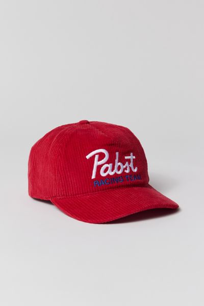 Urban Outfitters Pabst Racing Team Corduroy Hat In Red, Men's At