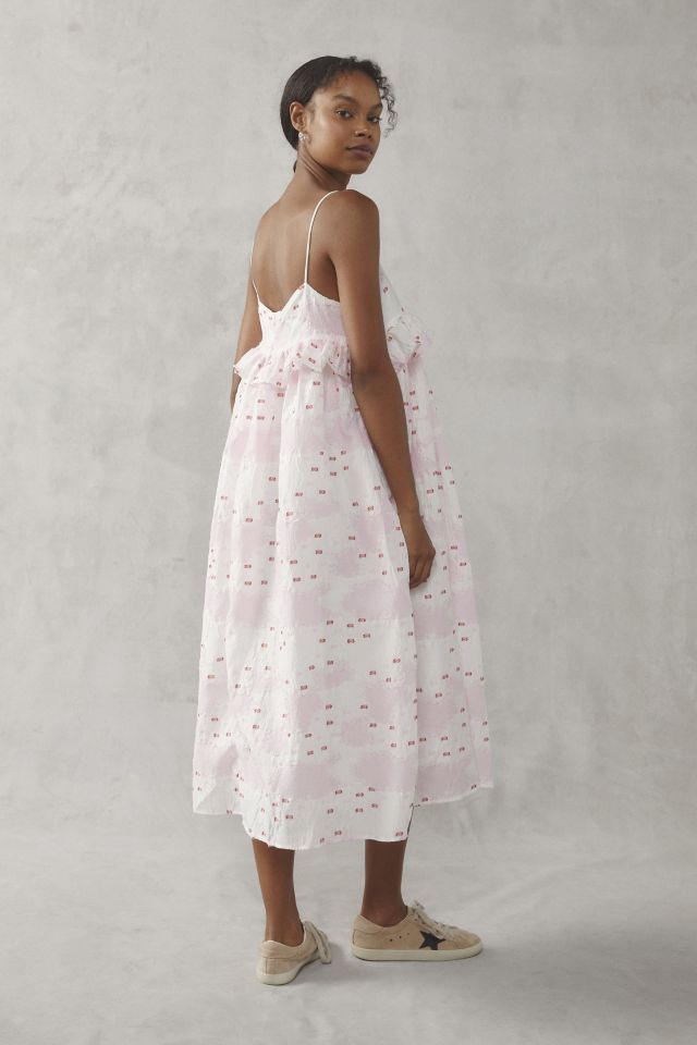 ワンピース DREAM Sister jane Floral Jacquard Dress Sister Jane Dream Floral-Jacquard Cloqué Midi Dress | TheHut.com