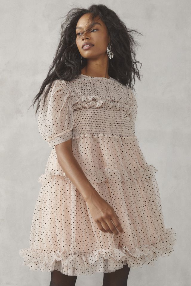 Sister Jane Dream Seahorse Polka Dot Mini Dress | Urban Outfitters