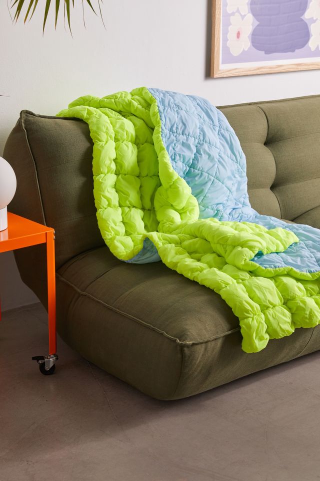 Puffy throw blanket new arrivals