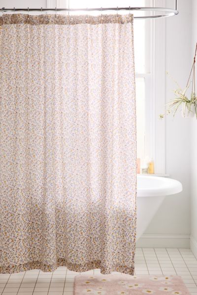 Rideau de Douche Clarissa à Motif de Vigne Florale