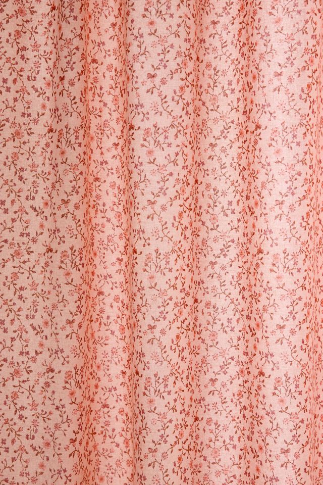 Clarissa Floral Vine Shower Curtain #1