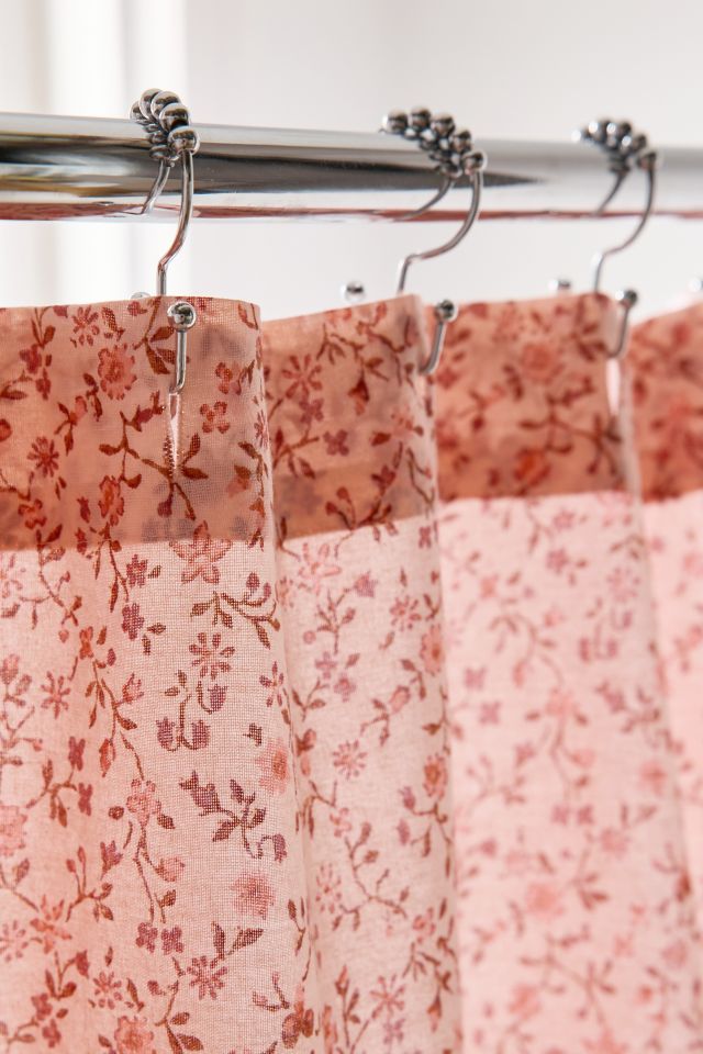 Clarissa Floral Vine Shower Curtain #2