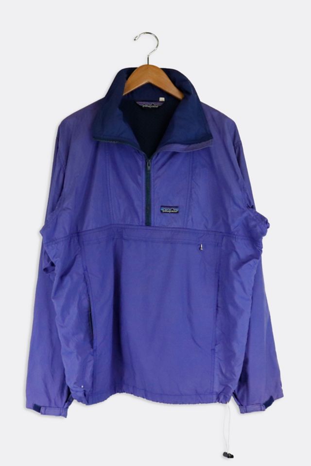 Vintage Patagonia Quarter Zip Draw String Windbreaker | Urban Outfitters