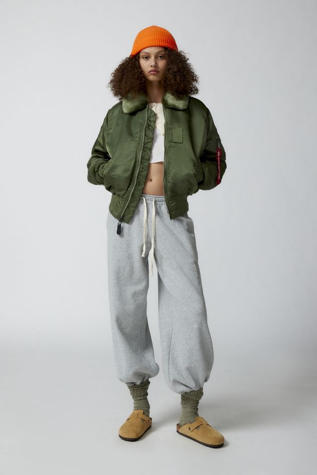 Alpha Industries B15 Faux Fur Collar Bomber Jacket #1