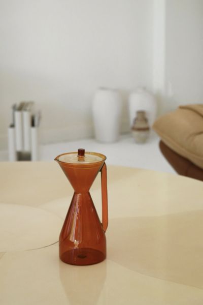 Shop Yield Glass Pour Over Carafe In Amber At Urban Outfitters